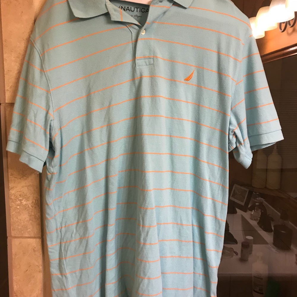 Nautica Blue polo shirt XL
